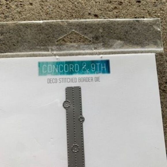 Concord & 9th Deco Stitched Border Die 10566 *New* - Picture 2 of 4